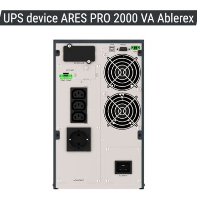 UPS device ARES PRO 2000 VA Ablerex 2R