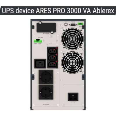 UPS device ARES PRO 3000 VA Ablerex 02 R