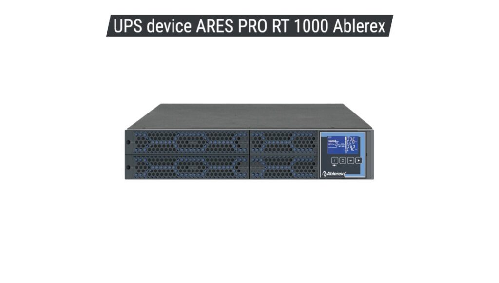 UPS устройство ARES PRO RT 1000 VA Ablerex 03