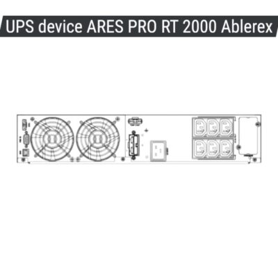 UPS device ARES PRO RT 2000 Ablerex 3