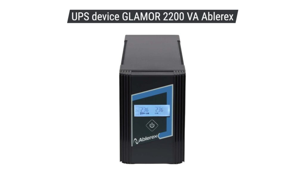 UPS device GLAMOR 2200 VA Ablerex 01
