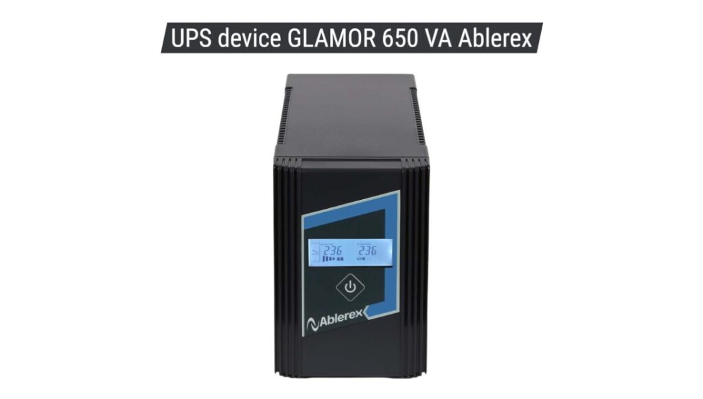 UPS device GLAMOR 650 VA Ablerex